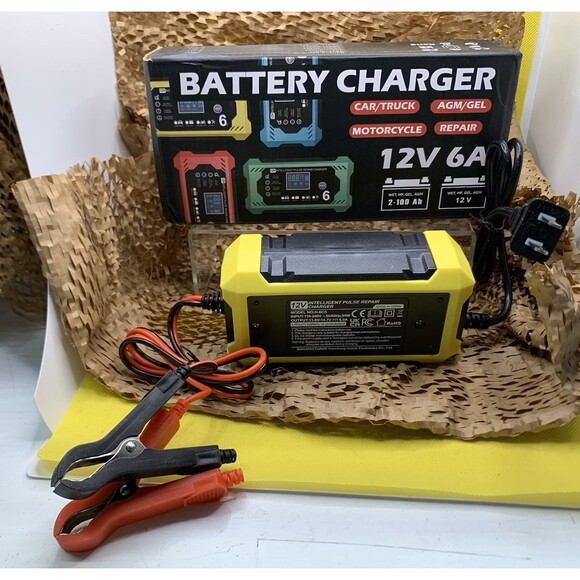 12V 6A Fully-Automatic Smart Car Battery Charger Maintainer Trickle Charger New - Picture 4 of 7